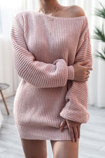 Rhonda Off Shoulder Sweater Mini Dress