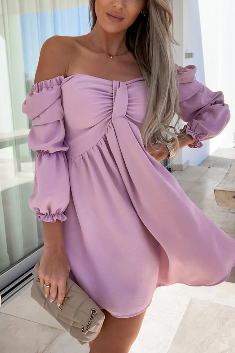 Surprise Me Off The Shoulder Mini Dresses