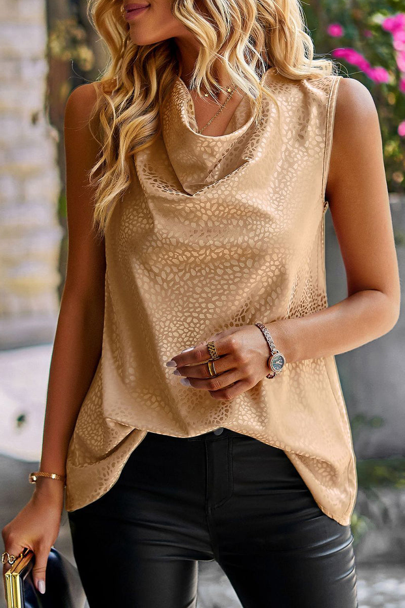 Casual Sweet Solid Patchwork Scarf Collar Tops