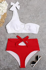 Metal Ring Knot Bikini Set