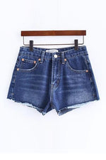 Pocket Denim Shorts