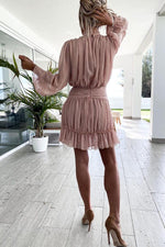 Opportunity To Wow Ruched Mini Dress