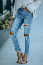 Slim Slimming Ripped Jeans