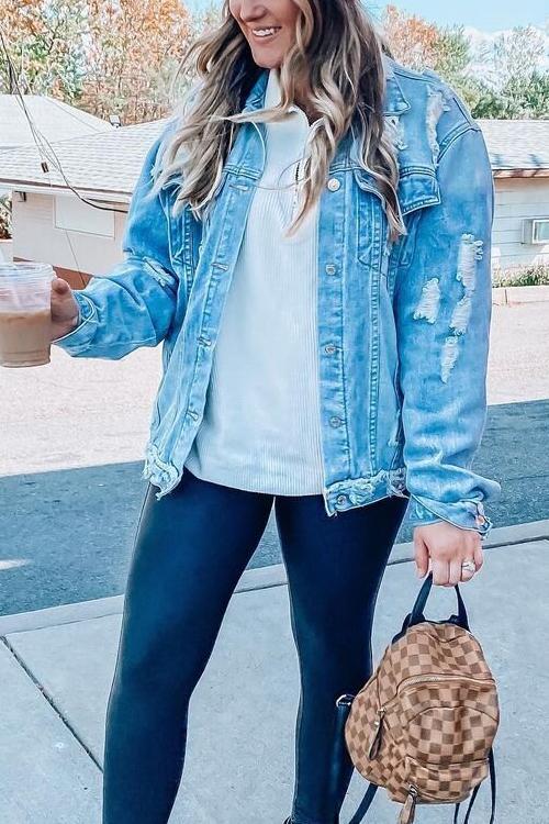 Ripped Denim Jackets