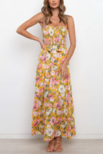 Love In The Air Tiered Floral Maxi Dress