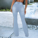 Sexy High Wist Wide Leg Jean Pant