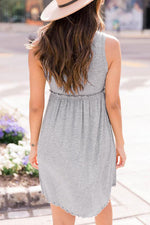 Ruffles Waist Tank Mini Dress