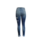 Elegant High Waist Destroyed Slim Jean Pant