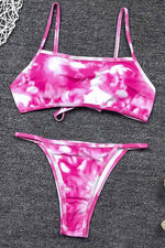 Florcoo Tie-dye Print Bikini Set (2 Colors )