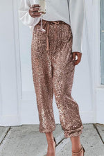 Night Club Loose Sequin Pants