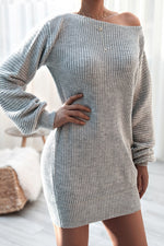 Rhonda Off Shoulder Sweater Mini Dress