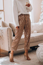 Night Club Loose Sequin Pants