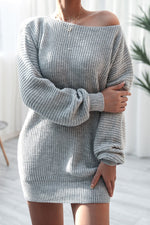 Rhonda Off Shoulder Sweater Mini Dress