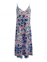 Loose Casual Print Straps Summer Beach Dress