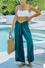 Summer Sizzle Tie Front Modal Blend Pants