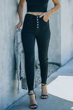 Novakiki Big Easy Button High Rise Skinny Jeans