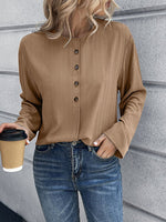 Women's Blouses Bohemian Casual Solid Blouse