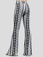 Women's Pants Casual Printed Wide-Leg Flared Pants