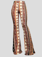 Women's Pants Casual Printed Wide-Leg Flared Pants