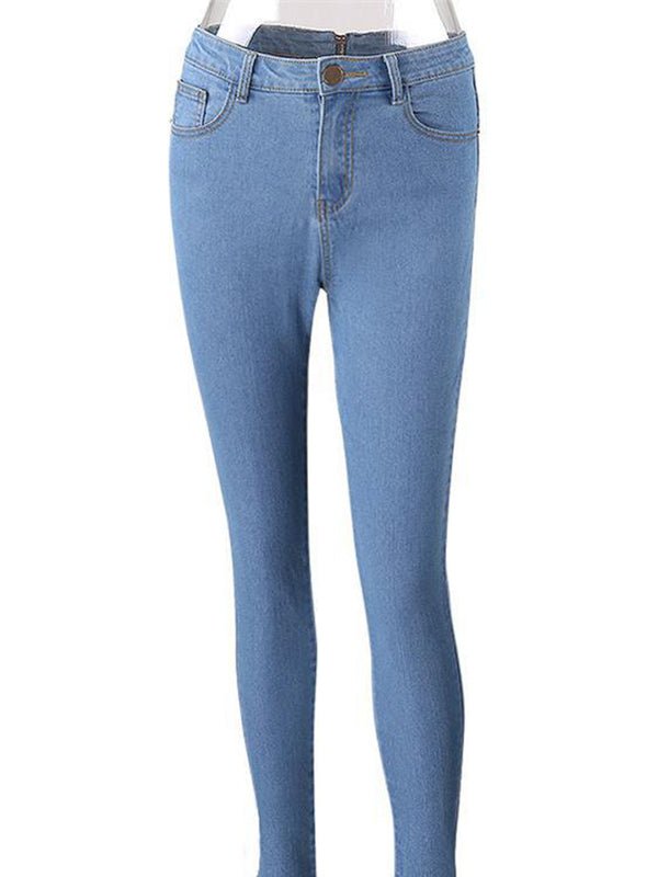 Women's  Pants Sexy Back Zipper Pencil Jeans